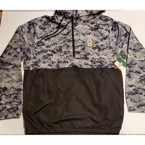 Mexico National Team Track Jacket Mens Large HKY Sportswear Black Camo NWT